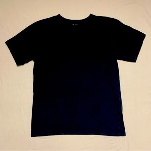 Classic Black Top Boy’s 10-12 Short Sleeve Tee Shirt T-Shirt Basic Spring Summer